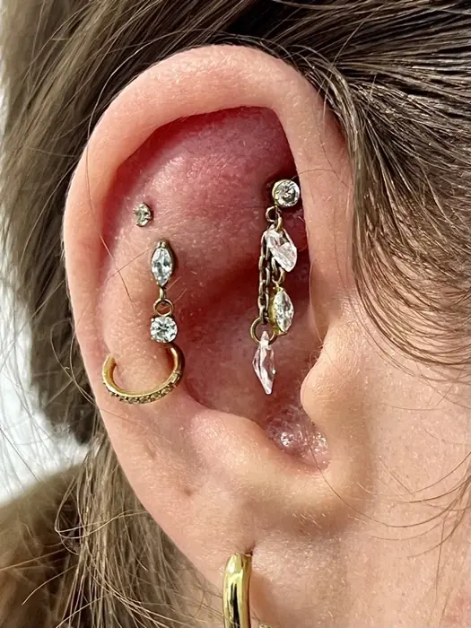 Piercing realise par Solenn, Lux Tattoo Biganos (Bassin d'Arcachon)