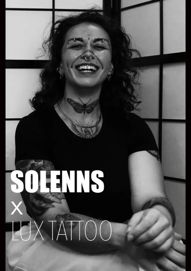 Solenn, perceuse — Lux Tattoo Biganos, Bassin d'Arcachon