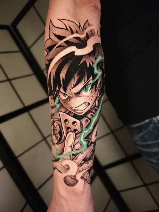 Tatouage manga et anime par Toinou Ink, Lux Tattoo Biganos (Bassin d'Arcachon)