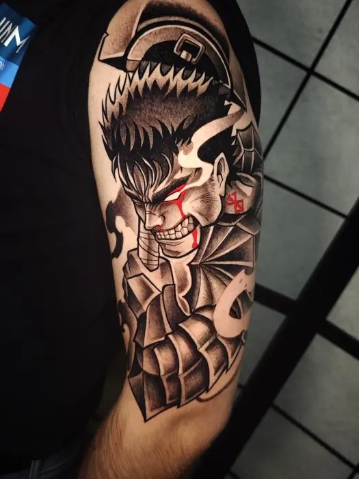 Tatouage manga et anime par Toinou Ink, Lux Tattoo Biganos (Bassin d'Arcachon)