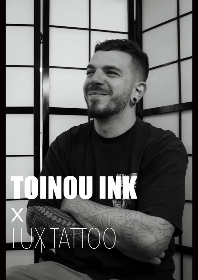 Toinou Ink, tatoueur manga, anime et réalisme — Lux Tattoo Biganos, Bassin d'Arcachon